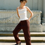 PANAREA TROUSER IN BROWN