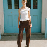 PANAREA TROUSER IN BROWN