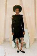 Load image into Gallery viewer, PANEL DRESS LONGSLEEVE IN BLACK