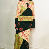 PATCHWORK TIGRA TSHIRT SKIRT