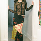 PATCHWORK TIGRA TSHIRT SKIRT