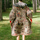 PAX PLEATED DRESS IN SANDY INGRID