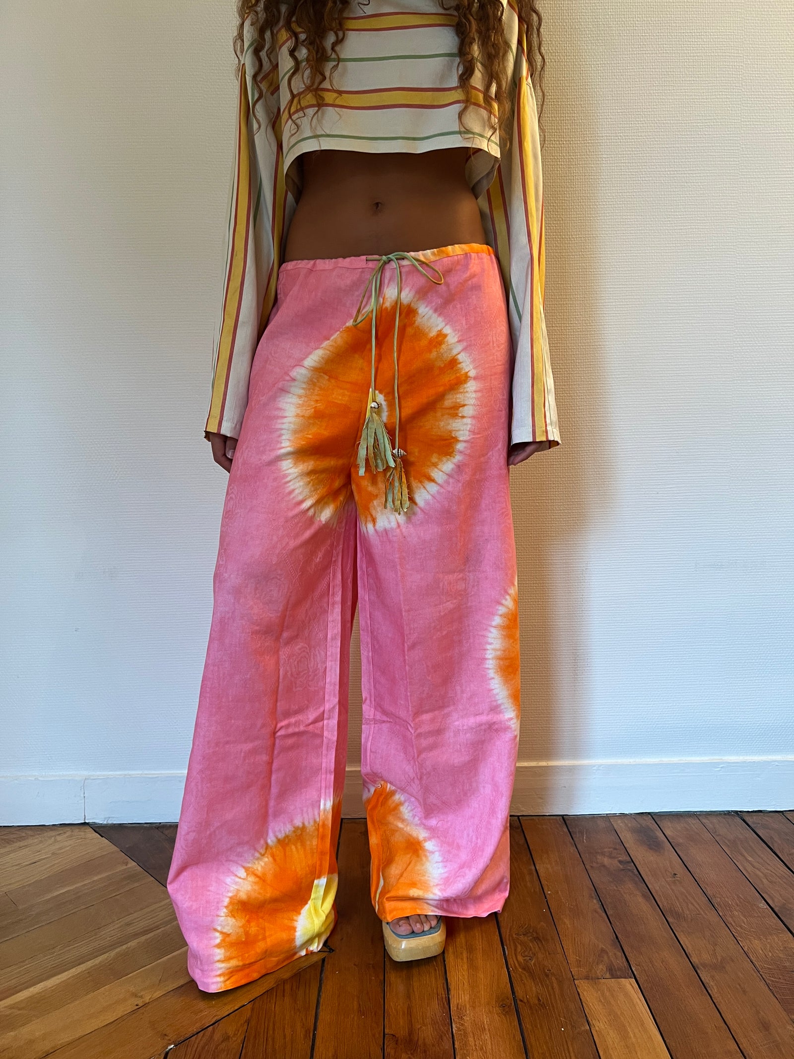 JAZZ PANTS IN PINK DEDON TIE DYE