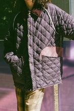 Load image into Gallery viewer, QUILTED COACH JACKET IN PURPLE