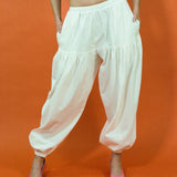 RAIN JOGGER IN WHITE