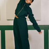 SALIMA TROUSERS IN NAVY