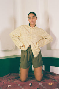 SENEM SHORTS IN WARM GREY