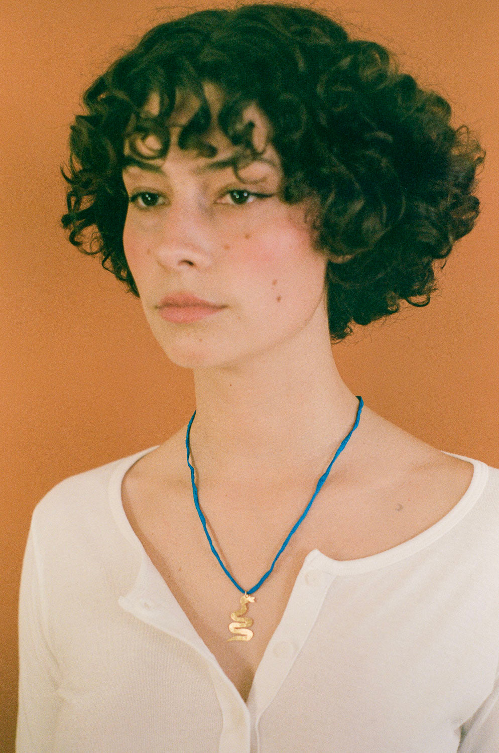 SERPIENTE SILK NECKLACE