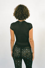 Load image into Gallery viewer, SHEER BABY TEE IN BLACK