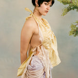 HALTER TOP IN SHELL