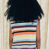 COLOURFUL STRIPED KNIT VEST