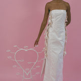 SOFIA DRESS IN OFF WHITE