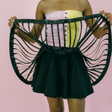 SOLEIL MINI SKIRT IN BLACK