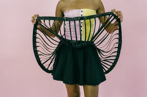 SOLEIL MINI SKIRT IN BLACK