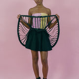 SOLEIL MINI SKIRT IN BLACK