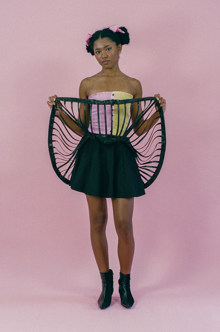 SOLEIL MINI SKIRT IN BLACK