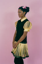 Load image into Gallery viewer, SOLEIL ROSINE DRESS IN BLACK AND YELLOW