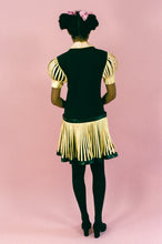 Load image into Gallery viewer, SOLEIL ROSINE DRESS IN BLACK AND YELLOW