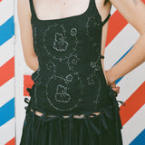 STARRY NIGHT LONG DRESS IN BLACK