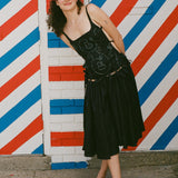 STARRY NIGHT LONG DRESS IN BLACK