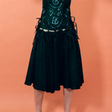 STARRY NIGHT LONG DRESS IN BLACK