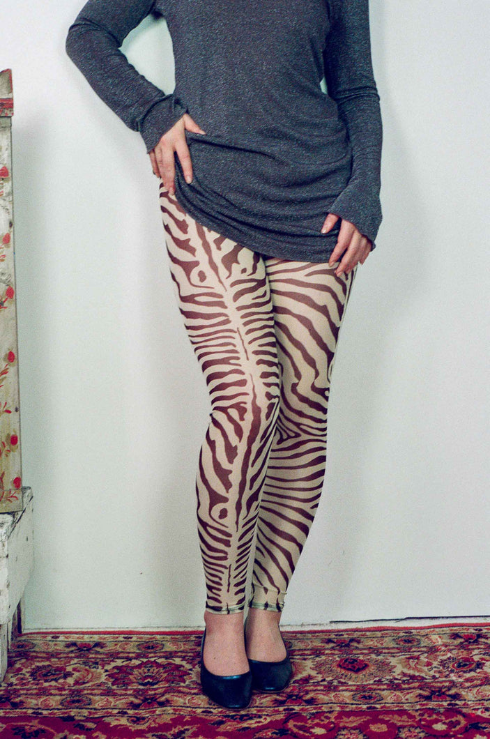 STEVIE LEGGINGS IN ZEBRA