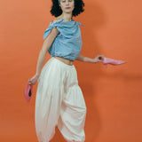 SWAN TOP IN GINGHAM PICNIC