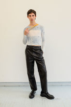 Load image into Gallery viewer, straight cut buttery soft black leather pant