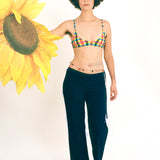 TIE PANTS IN NAVY