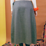 WOOL SKIRT IN GREY