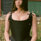 CORSETTO TOSCA IN BLACK