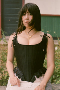CORSETTO TOSCA IN BLACK