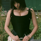 CORSETTO TOSCA IN BLACK