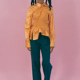 TWIST SHIRT IN ORANGE