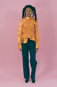 TWIST SHIRT IN ORANGE