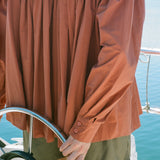 USTINA TOP WITH EMBROIDERY