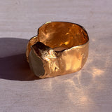 UVA RING IN GOLD/GREEN