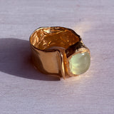 UVA RING IN GOLD/GREEN