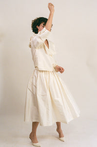 MARIA LUISA SKIRT IN SILK TAFFETA