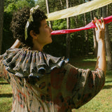 WINNIE PLEATED COLLAR IN HELGE