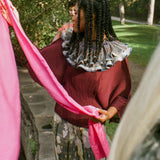 WINNIE PLEATED COLLAR IN HELGE