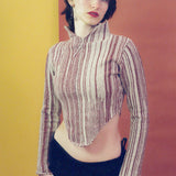 XYLO JUMPER IN COPPER WITH ECRU