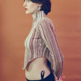 XYLO JUMPER IN COPPER WITH ECRU