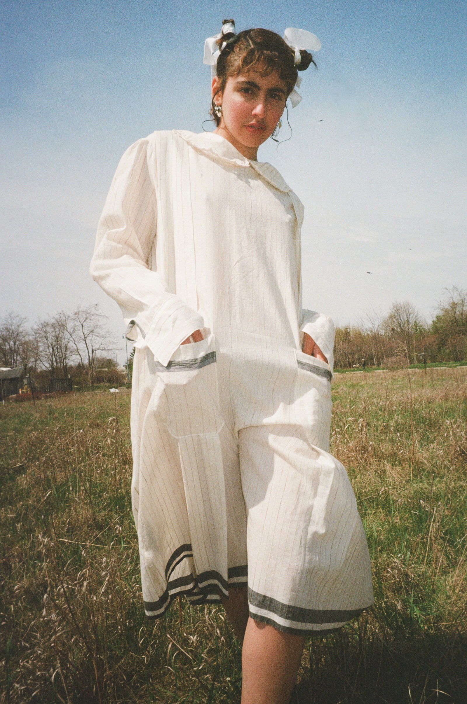 MENORCA DRESS IN WHITE