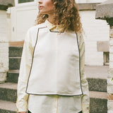 cotton lace dinner guest white bib