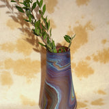 AMBER LARGE GLASS VASE MULTI