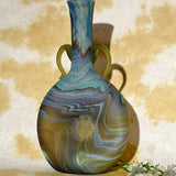 AMBER LARGE GLASS VASE MULTI
