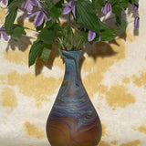 AMBER LARGE GLASS VASE MULTI