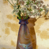 AMBER LARGE GLASS VASE MULTI