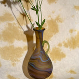 AMBER LARGE GLASS VASE MULTI